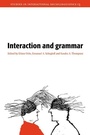 Cover: Interaction and Grammar - Cambridge University Press
