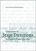 Cover: A Dictionary of Stage Directions in English Drama 1580-1642 - Cambridge University Press