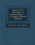 Cover: Rule of St. Benedict - Nabu Press