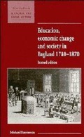 Cover: Education, Economic Change and Society in England 1780-1870 - Cambridge University Press