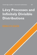 Cover: Levy Processes and Infinitely Divisible Distributions - Cambridge University Press