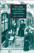 Cover: Public Reading and the Reading Public in Late Medieval England and France - Cambridge University Press