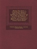Cover: Machine Shop Work - Nabu Press