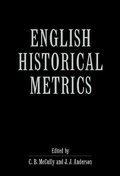 Cover: English Historical Metrics - Cambridge University Press