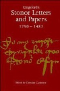 Cover: Kingsford's Stonor Letters and Papers 1290-1483 - Cambridge University Press