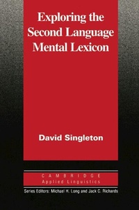 Enlarge image Cover: Exploring the Second Language Mental Lexicon - Cambridge University Press