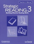 Cover: Strategic Reading 3 Teacher's Manual - Cambridge University Press