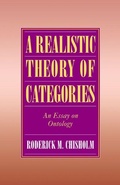 Cover: A Realistic Theory of Categories - Cambridge University Press