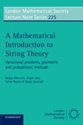 Cover: A Mathematical Introduction to String Theory - Cambridge University Press
