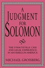 Cover: A Judgment for Solomon - Cambridge University Press