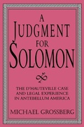 Cover: A Judgment for Solomon - Cambridge University Press