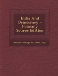 Cover: India and Democracy - Nabu Press
