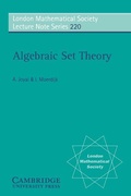 Cover: Algebraic Set Theory - Cambridge University Press