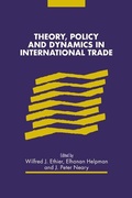 Cover: Theory, Policy and Dynamics in International Trade - Cambridge University Press