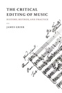 Cover: The Critical Editing of Music - Cambridge University Press