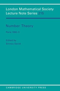 Abbildung von: Number Theory - Cambridge University Press