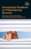Cover: International Handbook on Whistleblowing Research - Edward Elgar Publishing