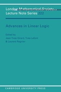 Cover: Advances in Linear Logic - Cambridge University Press