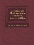 Cover: Versprechen Und Verlesen - Primary Source Edition - Nabu Press