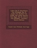 Cover: Leben Des H. Bonifazius Von Wilibald - Nabu Press