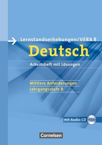 Bild vergrößern Bild: Vorbereitungsmaterialien für VERA - Vergleichsarbeiten/ Lernstandserhebungen - Deutsch - 8. Schuljahr: Mittlere Anforderungen - Cornelsen Verlag