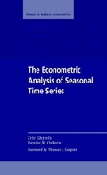 Cover: The Econometric Analysis of Seasonal Time Series - Cambridge University Press