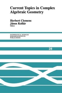Abbildung von: Current Topics in Complex Algebraic Geometry - Cambridge University Press