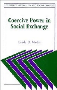 Enlarge image Cover: Coercive Power in Social Exchange - Cambridge University Press