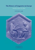Cover: The History of Linguistics in Europe - Cambridge University Press