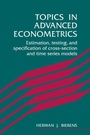 Cover: Topics in Advanced Econometrics - Cambridge University Press