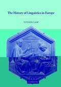 Cover: The History of Linguistics in Europe - Cambridge University Press