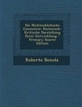 Cover: Die Nichteuklidische Geometrie - Nabu Press