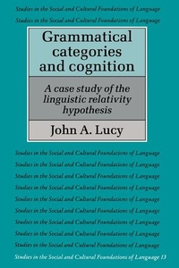 Abbildung von: Grammatical Categories and Cognition - Cambridge University Press