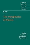 Cover: Kant: The Metaphysics of Morals - Cambridge University Press