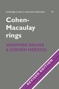 Cover: Cohen-Macaulay Rings - Cambridge University Press