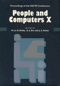 Abbildung von: People and Computers X - Cambridge University Press