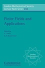 Cover: Finite Fields and Applications - Cambridge University Press