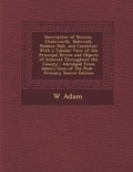 Cover: Description of Buxton, Chatsworth, Bakewell, Haddon Hall, and Castleton - Nabu Press