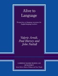 Cover: Alive to Language - Cambridge University Press