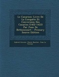 Cover: Le Canarien - Nabu Press