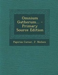 Cover: Omnium Gatherum... - Primary Source Edition - Nabu Press