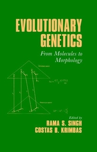 Enlarge image Cover: Evolutionary Genetics - Cambridge University Press