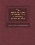 Cover: The Reminiscences of Daniel Bliss - Nabu Press
