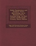 Cover: Stadte Pamphyliens Und Pisidiens. Unter Mitwirkung Von G. Niemann Und E. Petersen Hrsg. Von Karl Grafen Lanckoronski - Nabu Press