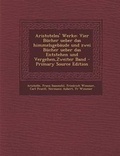 Cover: Aristoteles' Werke - Nabu Press