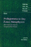 Cover: Kant: Prolegomena to Any Future Metaphysics - Cambridge University Press