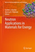 Cover: Neutron Applications in Materials for Energy - Springer