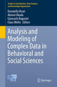 Enlarge image Cover: Analysis and Modeling of Complex Data in Behavioral and Social Sciences - Springer
