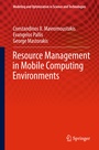 Cover: Resource Management in Mobile Computing Environments - Springer