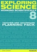 Cover: Exploring Science: Working Scientifically Teacher & Technician Planning Pack Year 8 - Pearson Education Limited